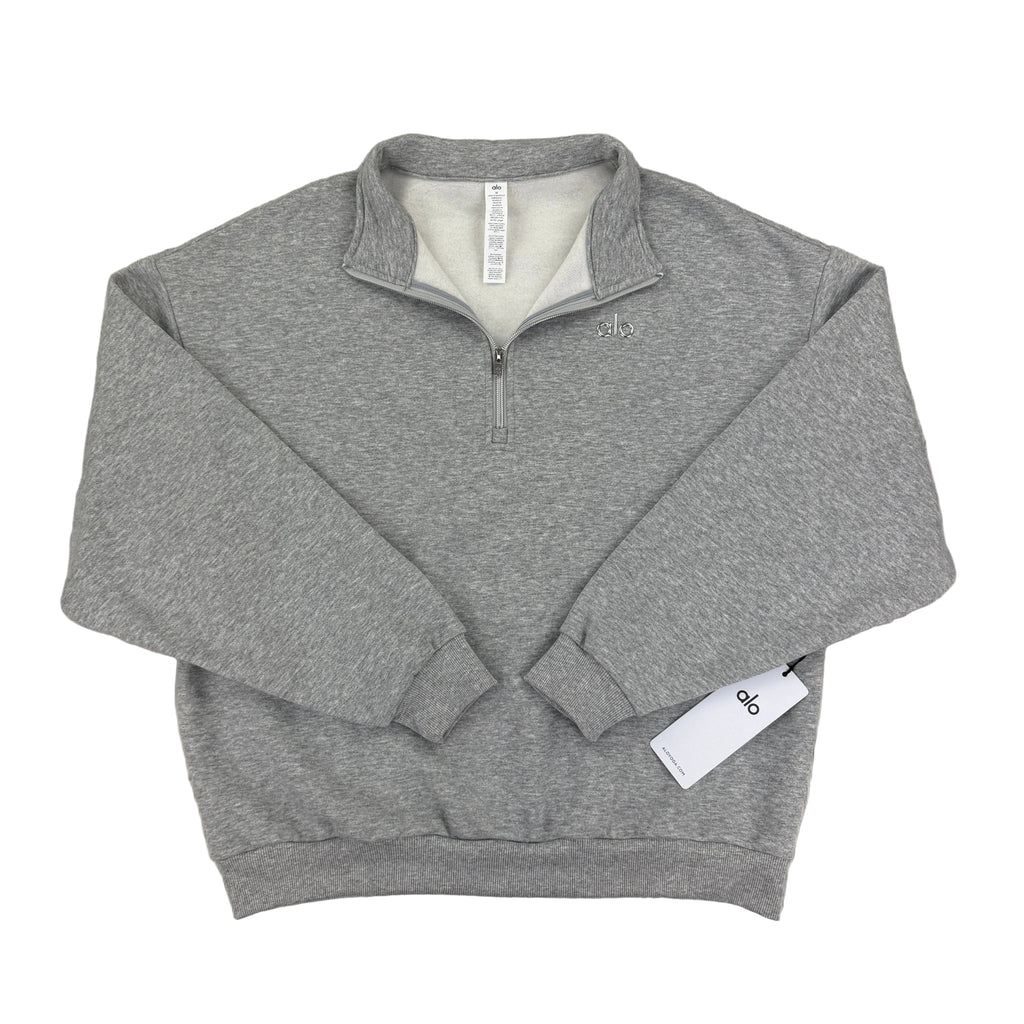 Alo Men’s Grey 1/4 Zip Fleece