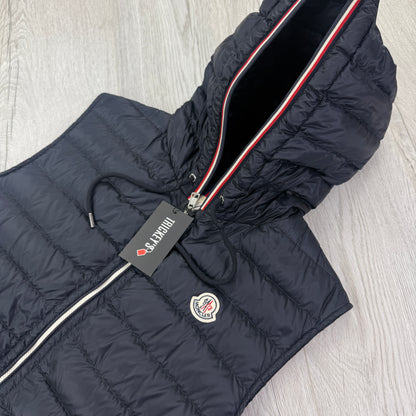 Moncler Men’s Cyriaque Navy Zip-up Gilet - Size 4