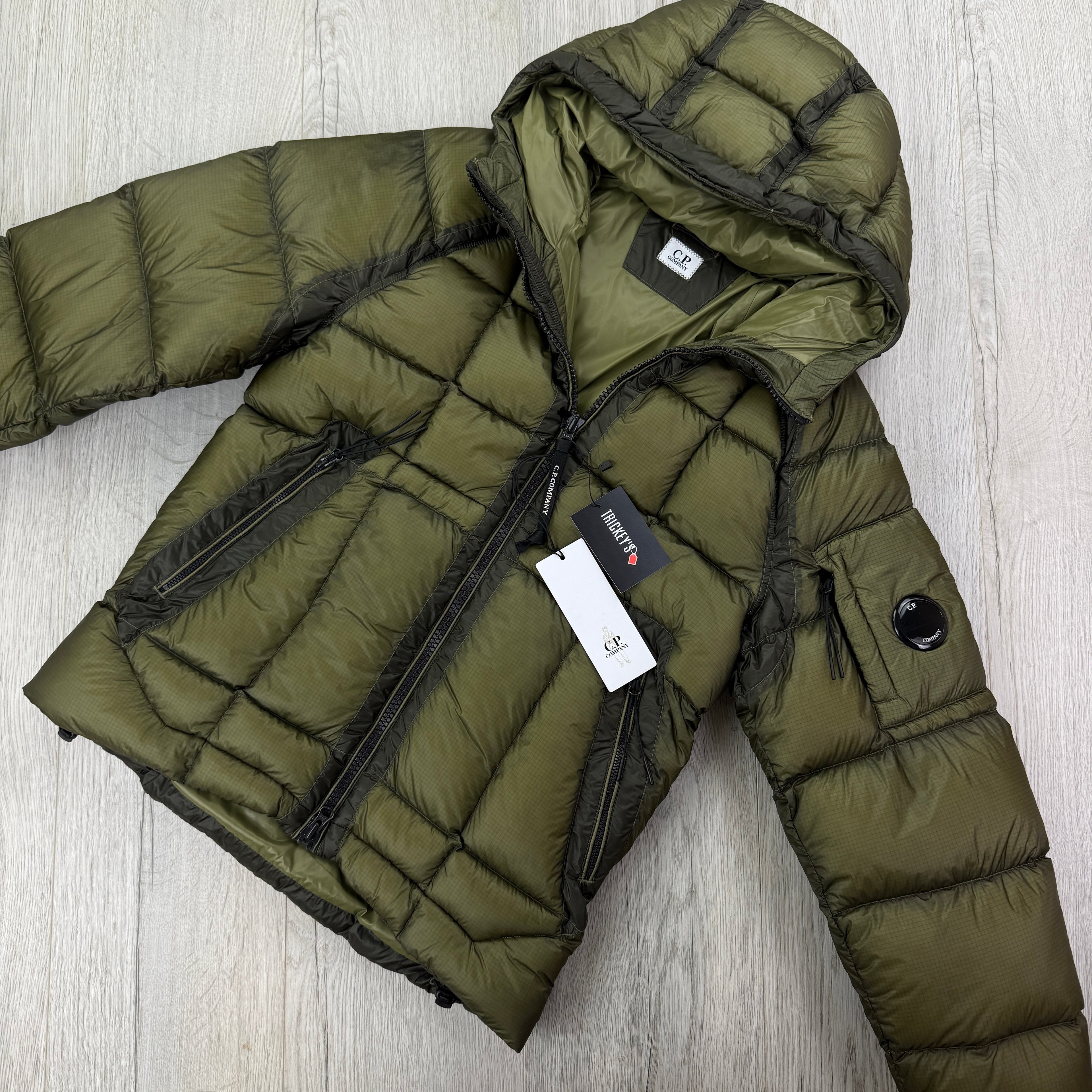 Cp Company Men’s Zip-up D.D Hooded Down Jacket