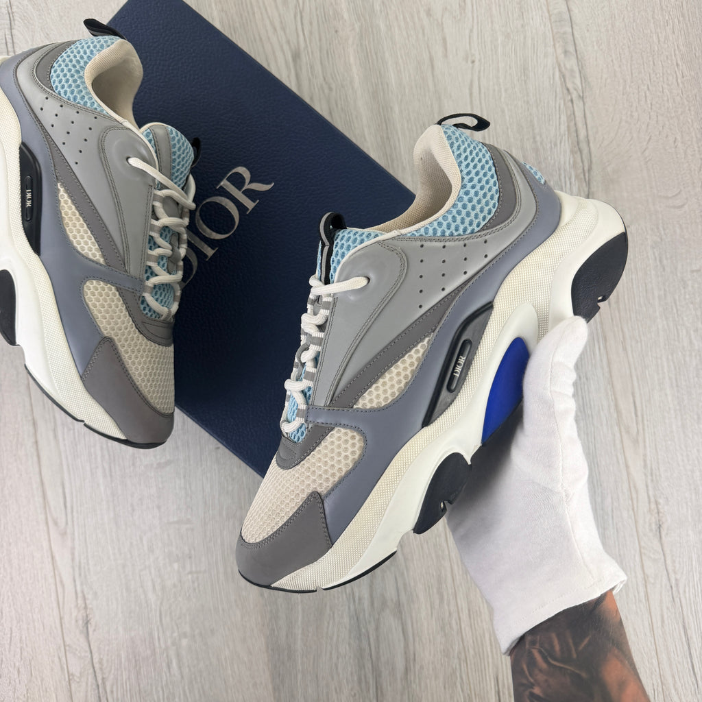 Dior B22 Men’s Baby Blue Runners - 44 (Fit Uk 9/9.5)