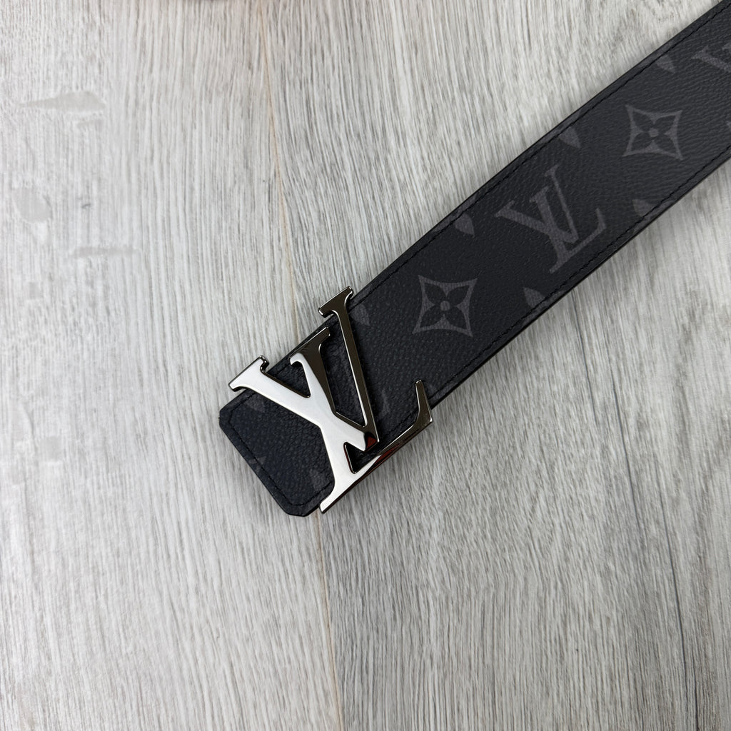 Louis Vuitton Men’s Black Leather Monogram Belt - 110 (34-38)