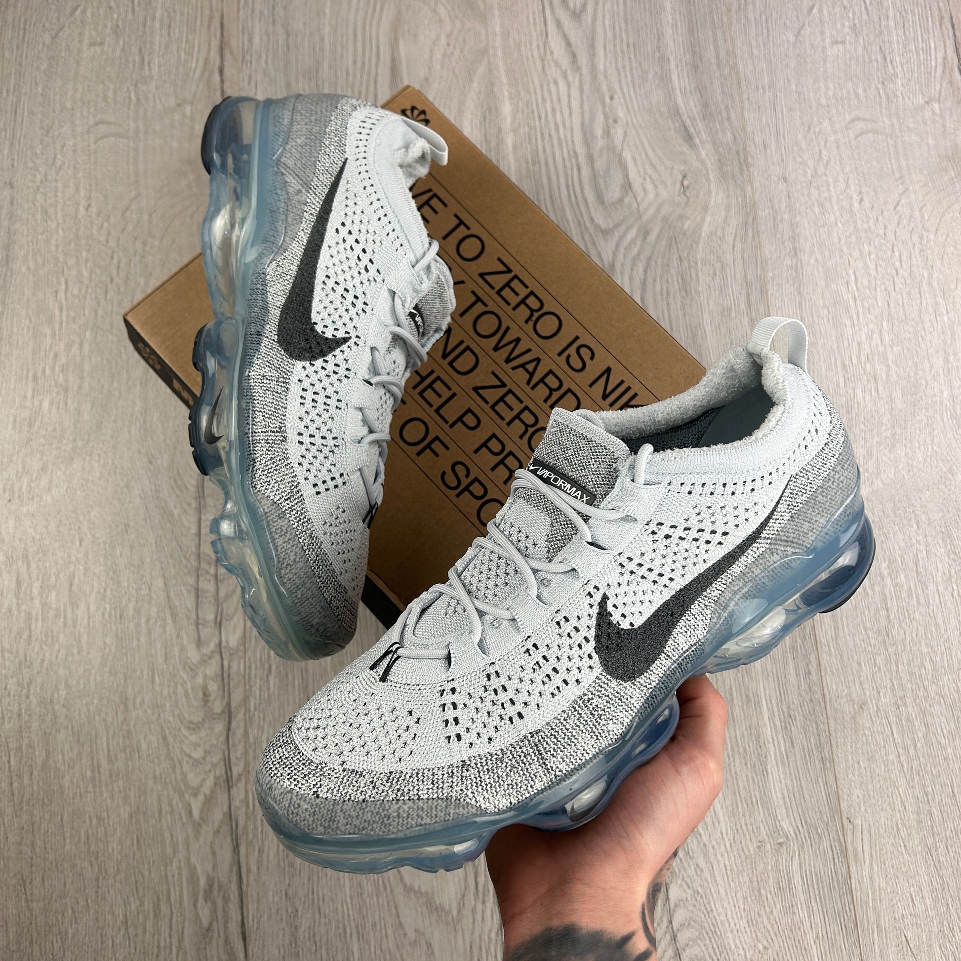 Nike vapormax white grey Clearance