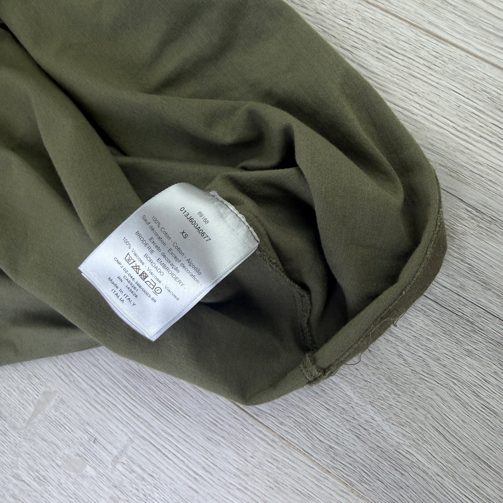 Christian Dior Men’s Khaki Green T-shirt - XS