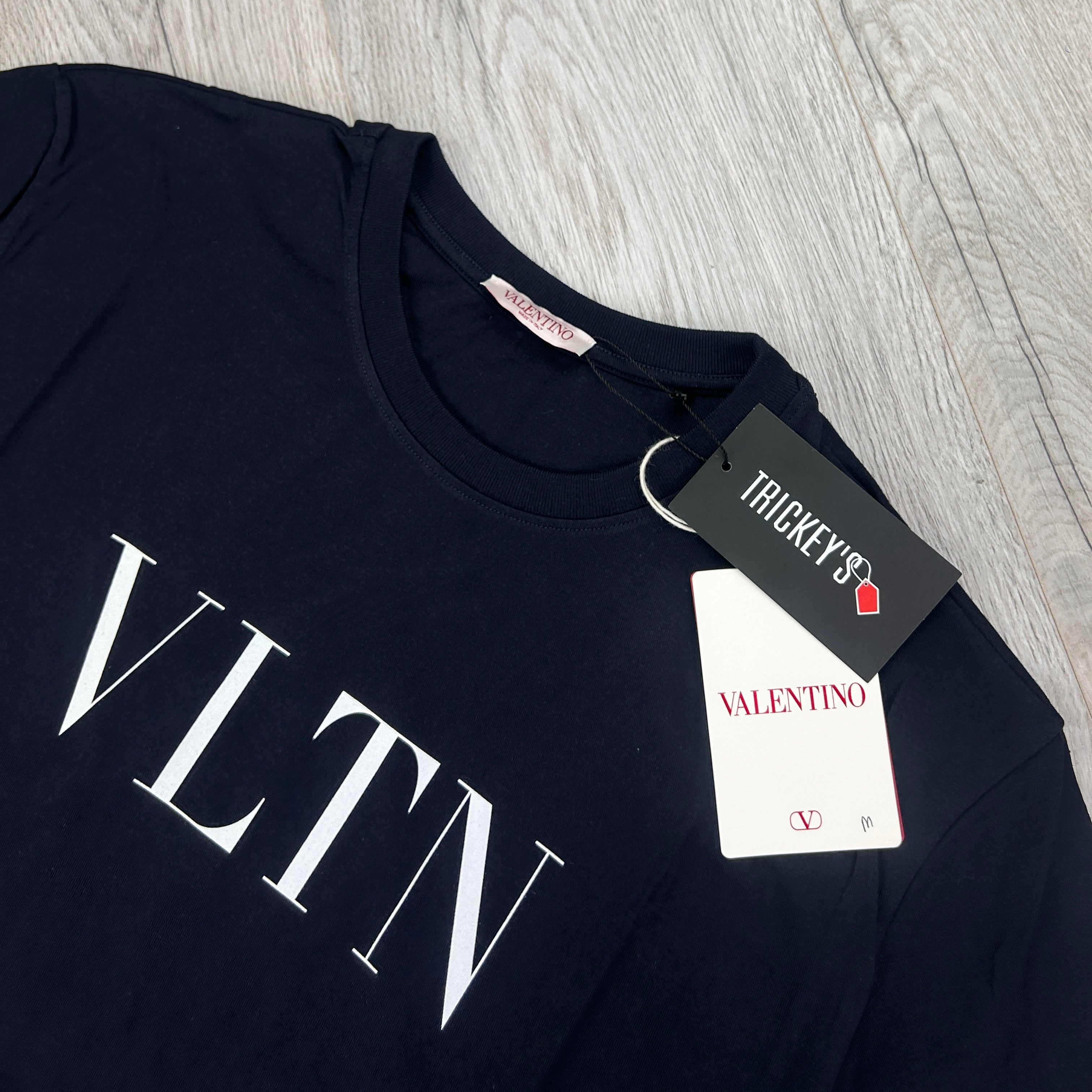 Valentino ‘VLTN’ Men’s Navy T-shirt