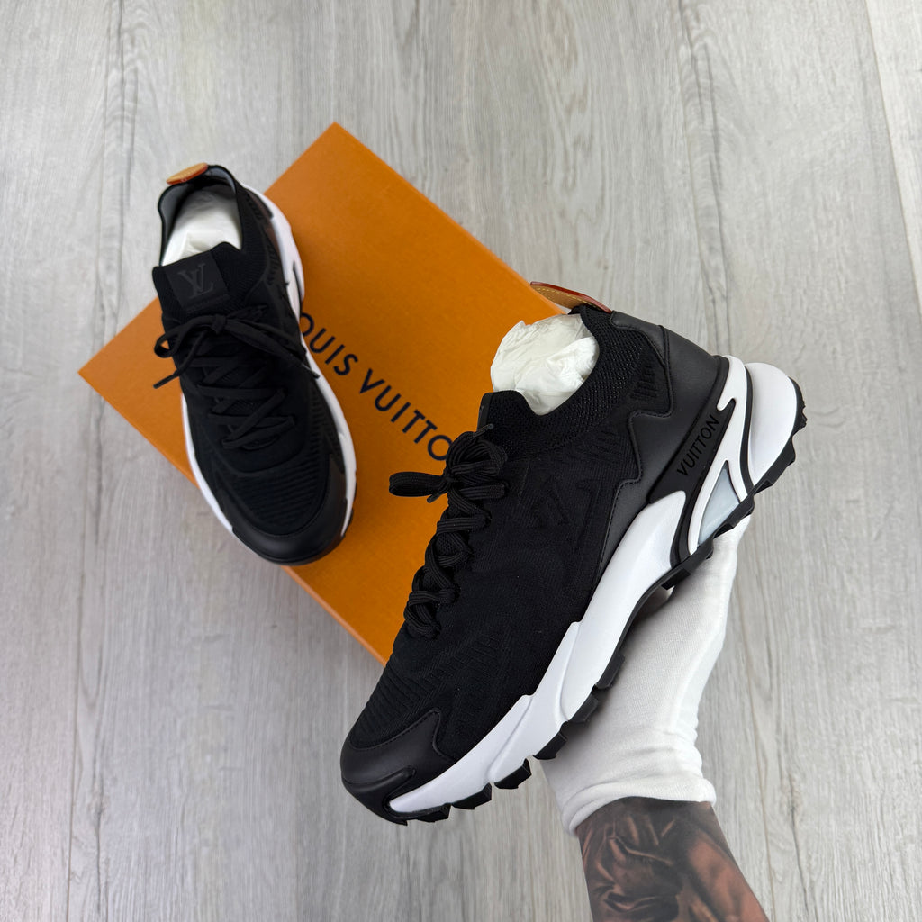 Louis Vuitton Men’s Black & White Tatic Trainers - Uk 7 (Fit 8)