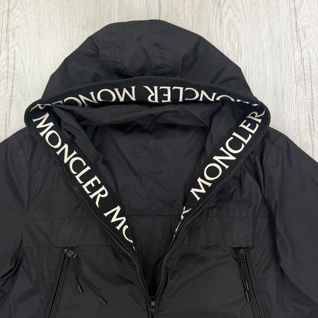 Moncler Massereau Giubbotto Men’s Black Windbreaker Jacket - Size 4