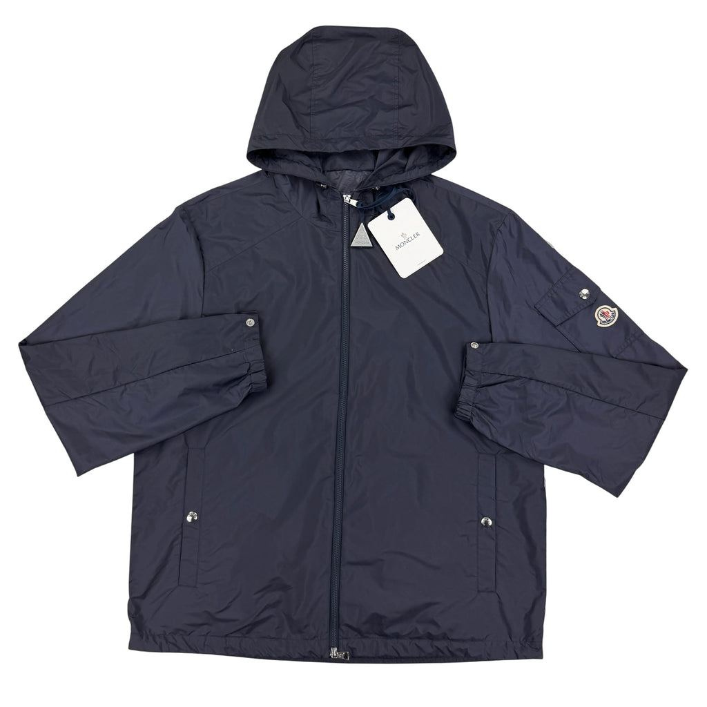 Moncler Men’s Zip-up Navy Windbreaker Jacket - Size 5