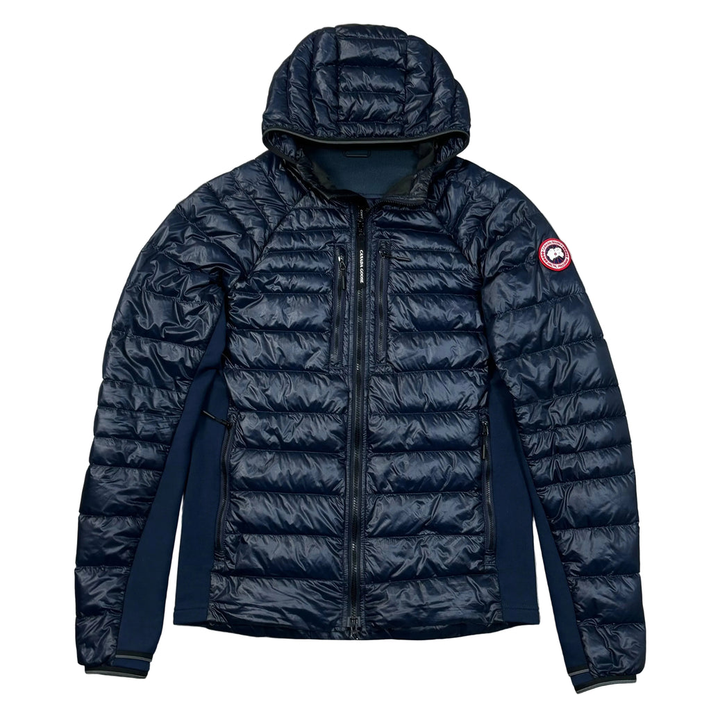 Canada Goose Men’s Navy Zip-up Hybridge Down Jacket - Medium