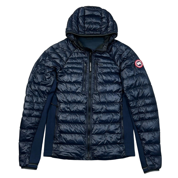 Canada Goose Men’s Navy Zip-up Hybridge Down Jacket - Medium