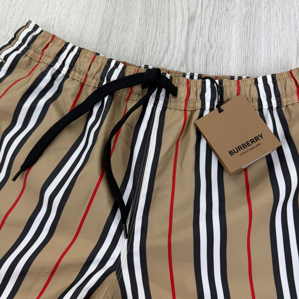 Burberry Men’s Check Drawcord Swim Shorts