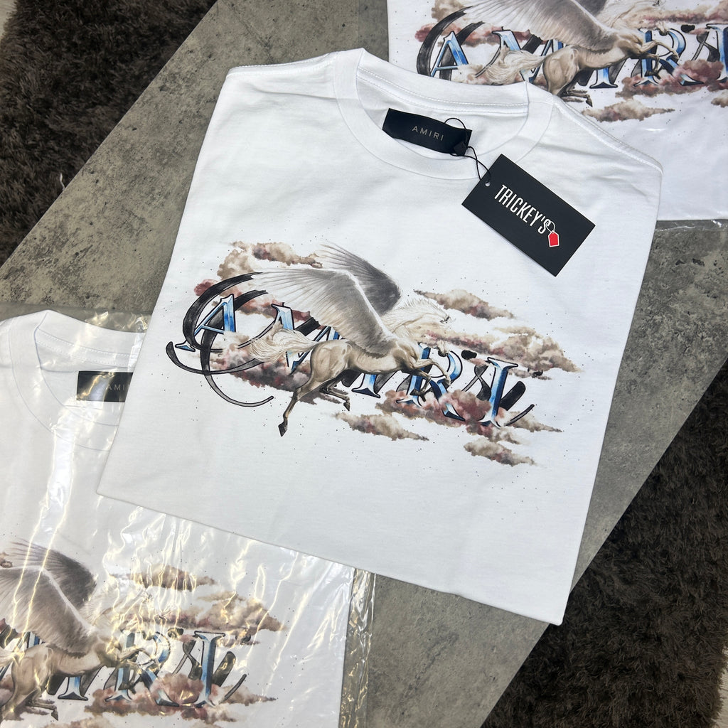Amiri Men’s Pegasus White T-shirt