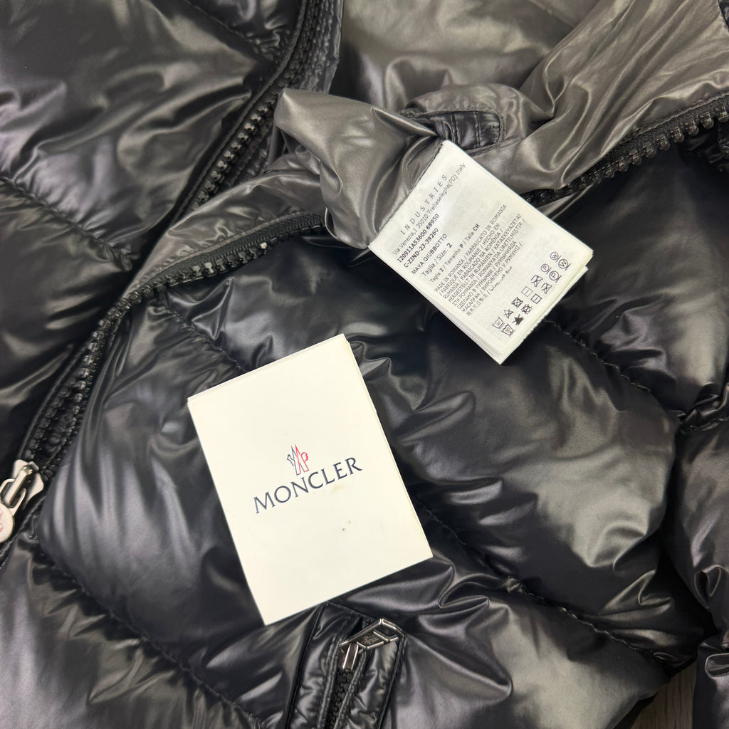 Moncler Men’s Black Maya Jacket - Size 2