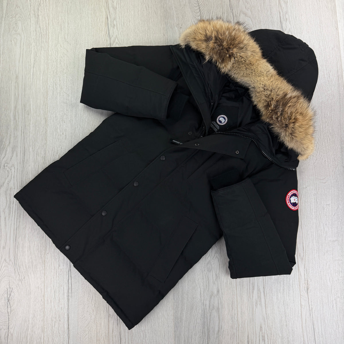 Canada Goose Men’s Black Carson Parker Jacket - Medium