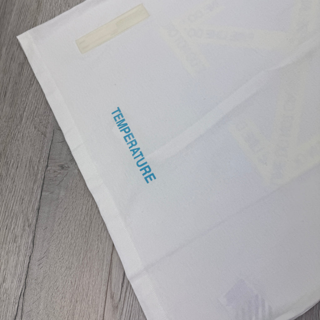 Off White Men’s Firetape Arrow White T-shirt - Small Oversized