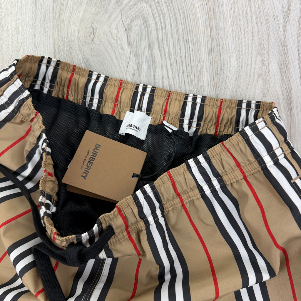 Burberry Men’s Check Drawcord Swim Shorts