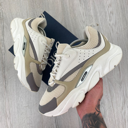 Dior B22 Men’s Cream Beige White Trainers - 43 (Uk 8/8.5)