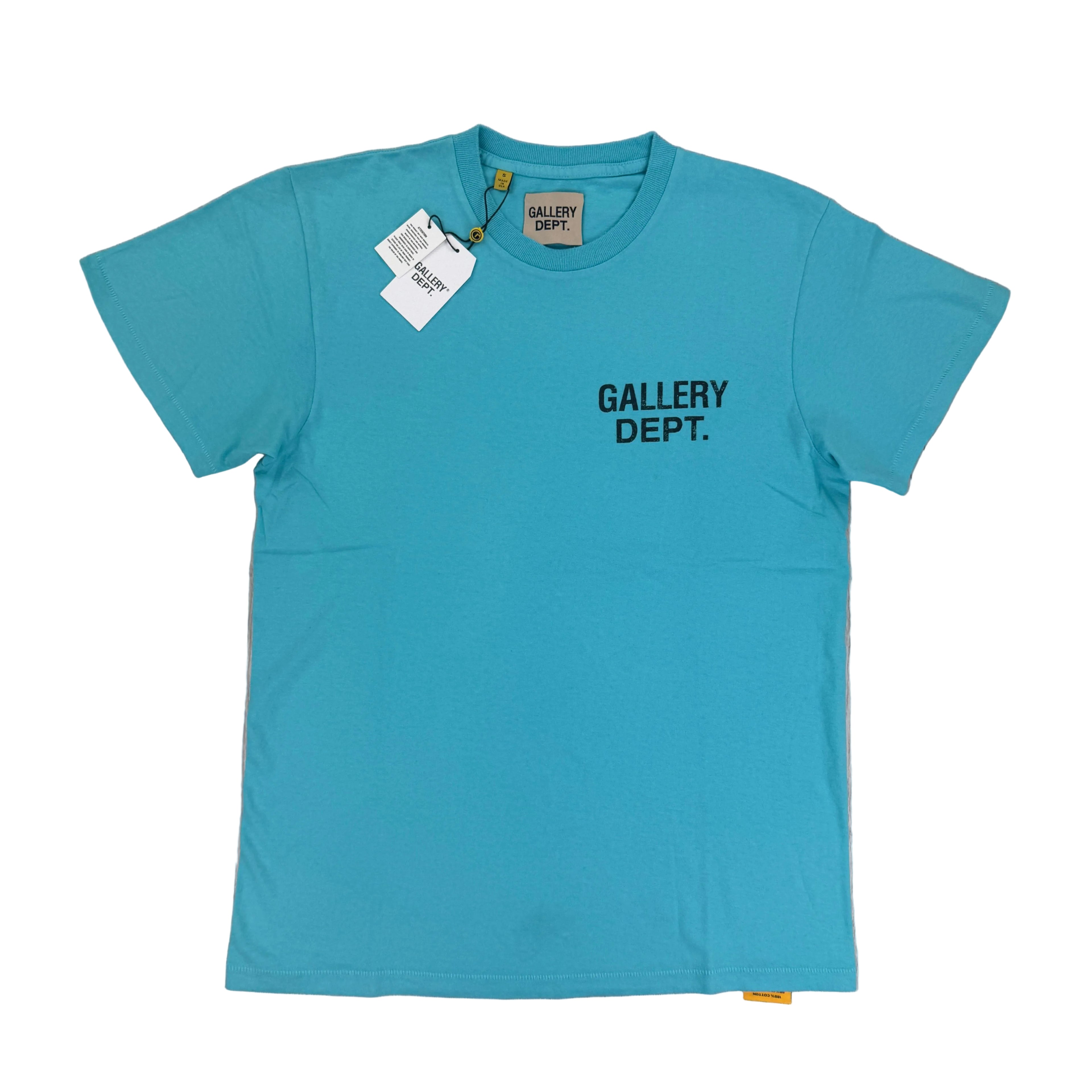 Gallery Dept Men’s Turquoise T-shirt