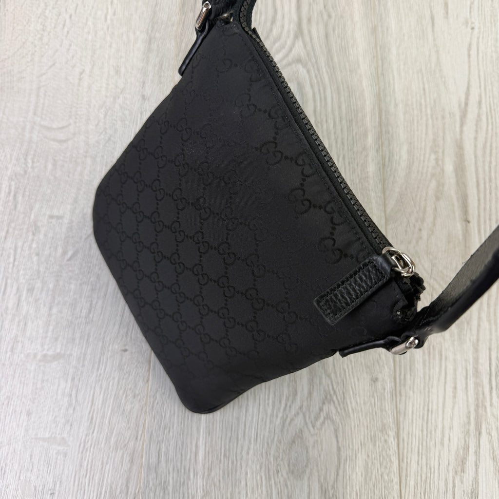 Gucci Men’s GG Black Small Side Bag