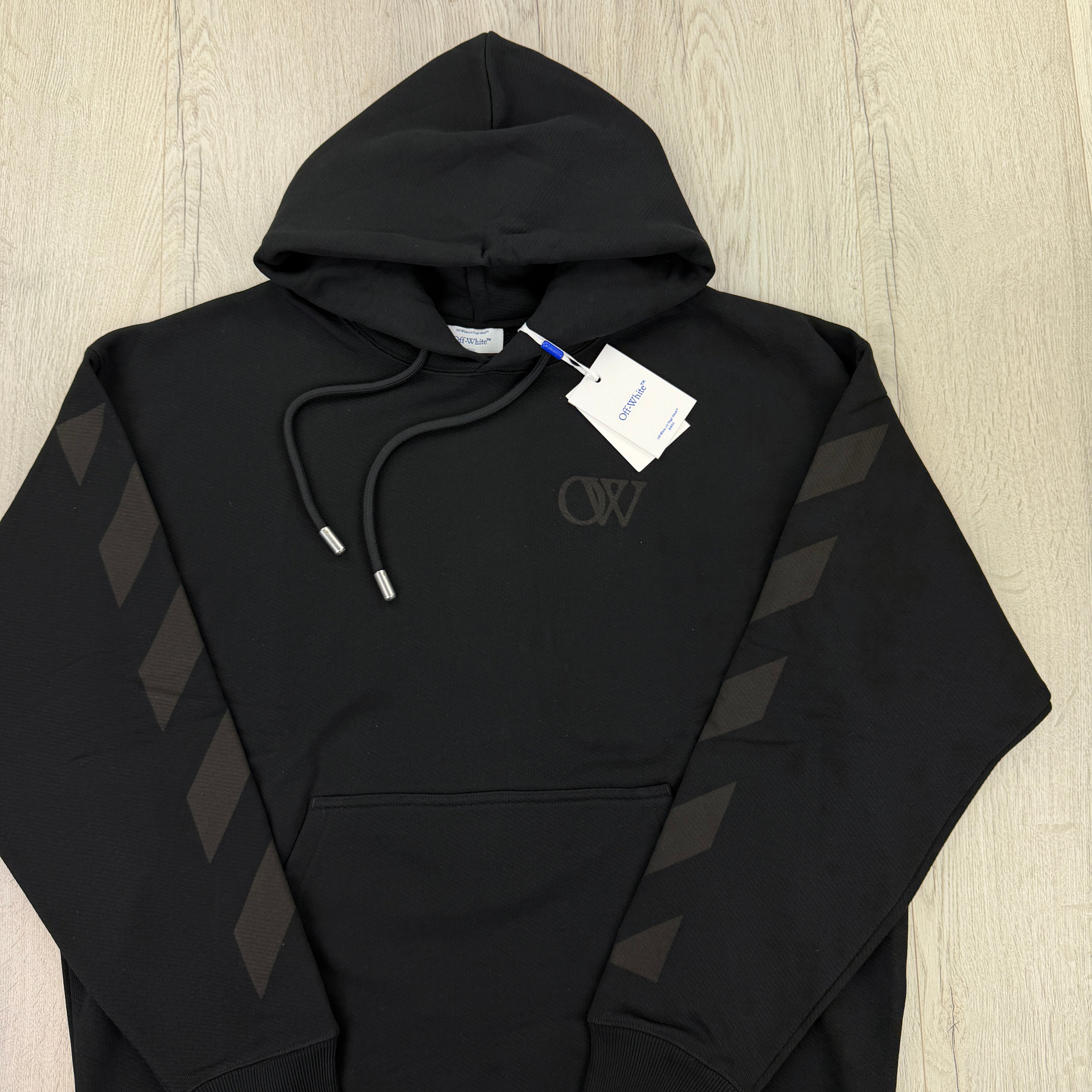 Off White Men’s Black Caravaggio Pullover Hoodie
