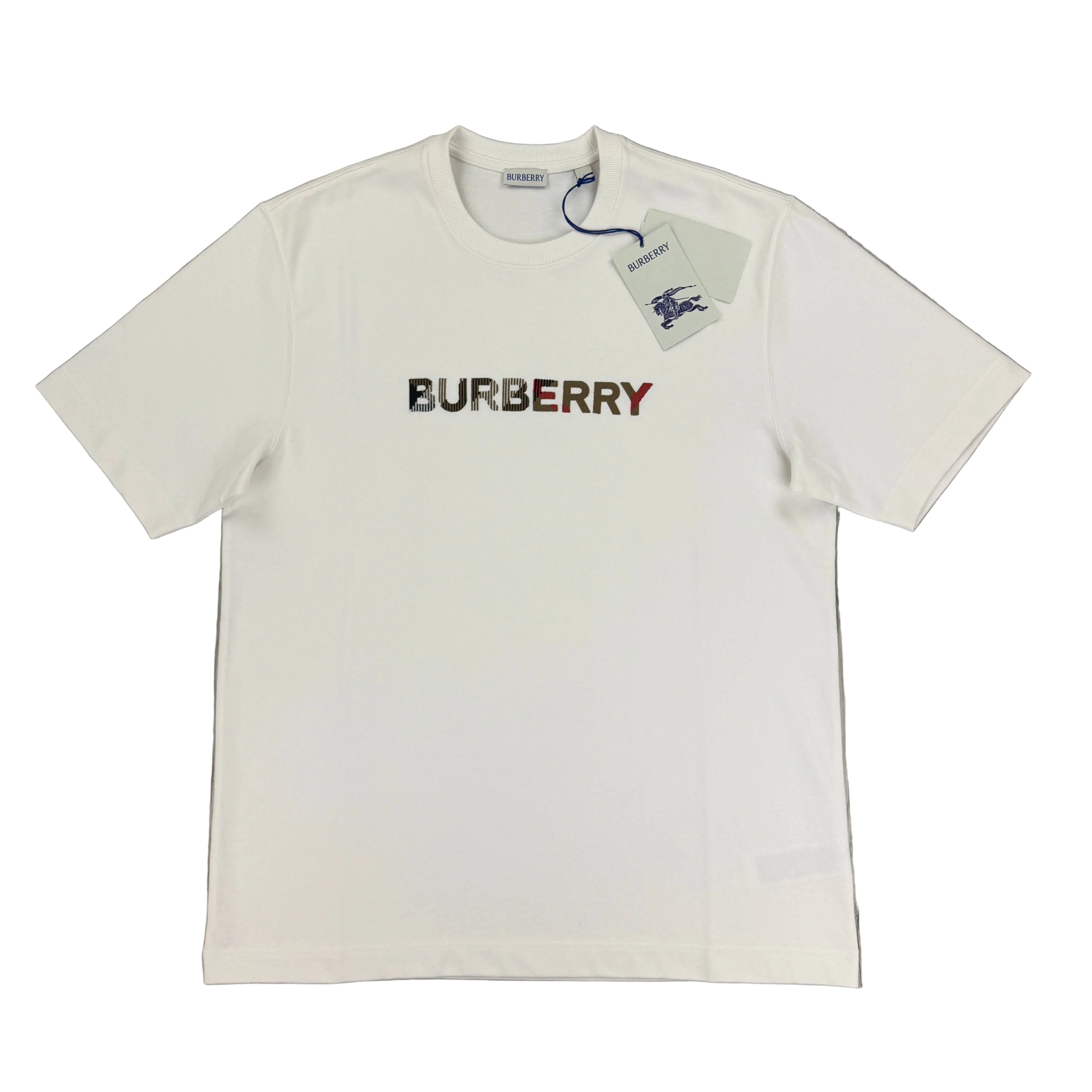 Burberry Men's White T-shirt & Shorts Set – Trickey.store