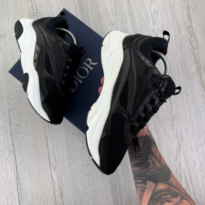 Dior B22 Men’s Black & White Runners - 43 (Fit Uk 8/8.5)