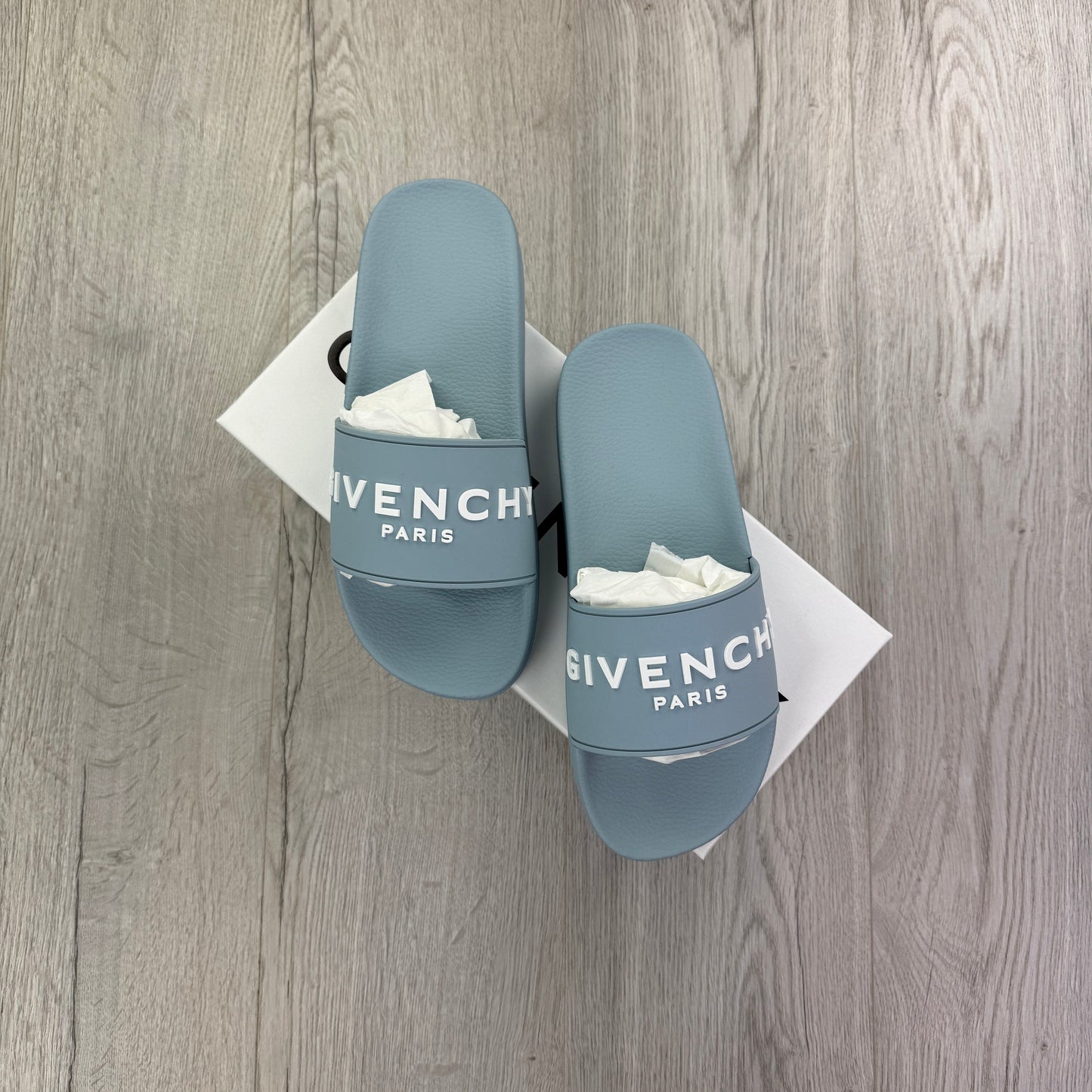 Givenchy Men’s Sky Blue Sliders