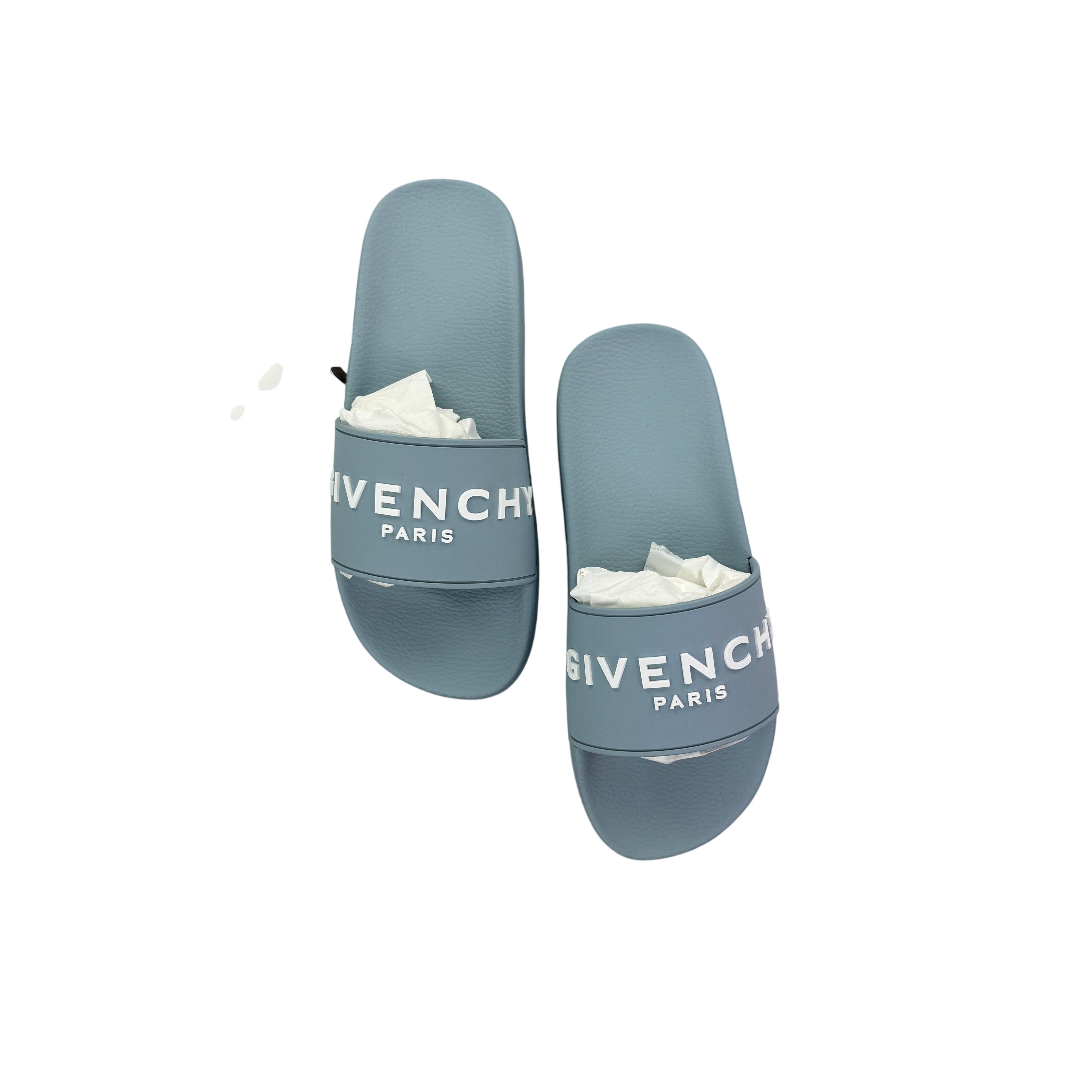 Givenchy Men’s Sky Blue Sliders