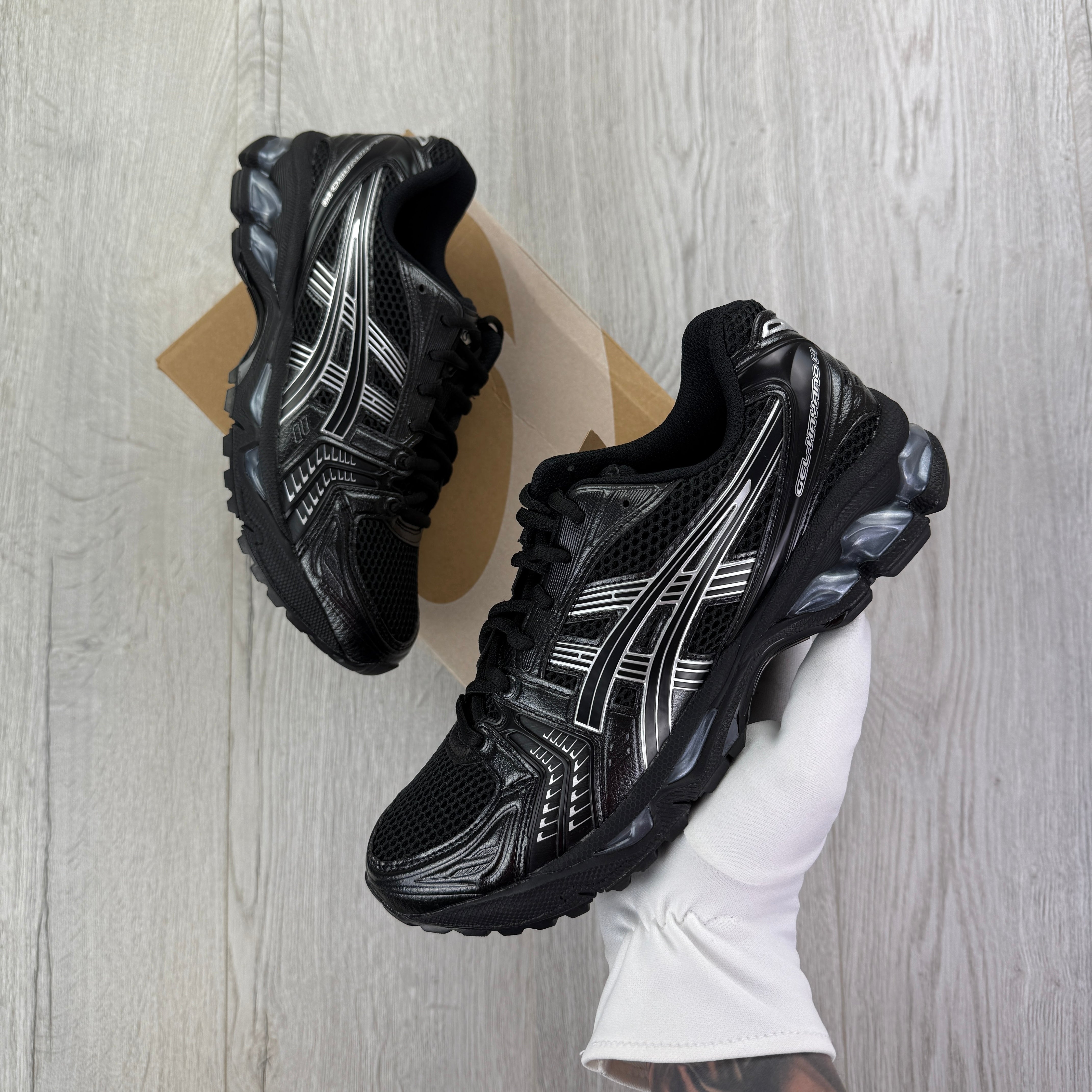 Asics Men's Gel-kayano 14 Black/Pure Silver Trainers – Trickey.store Asics Men's Gel-kayano 14 Black/Pure Silver Trainers – Trickey.store