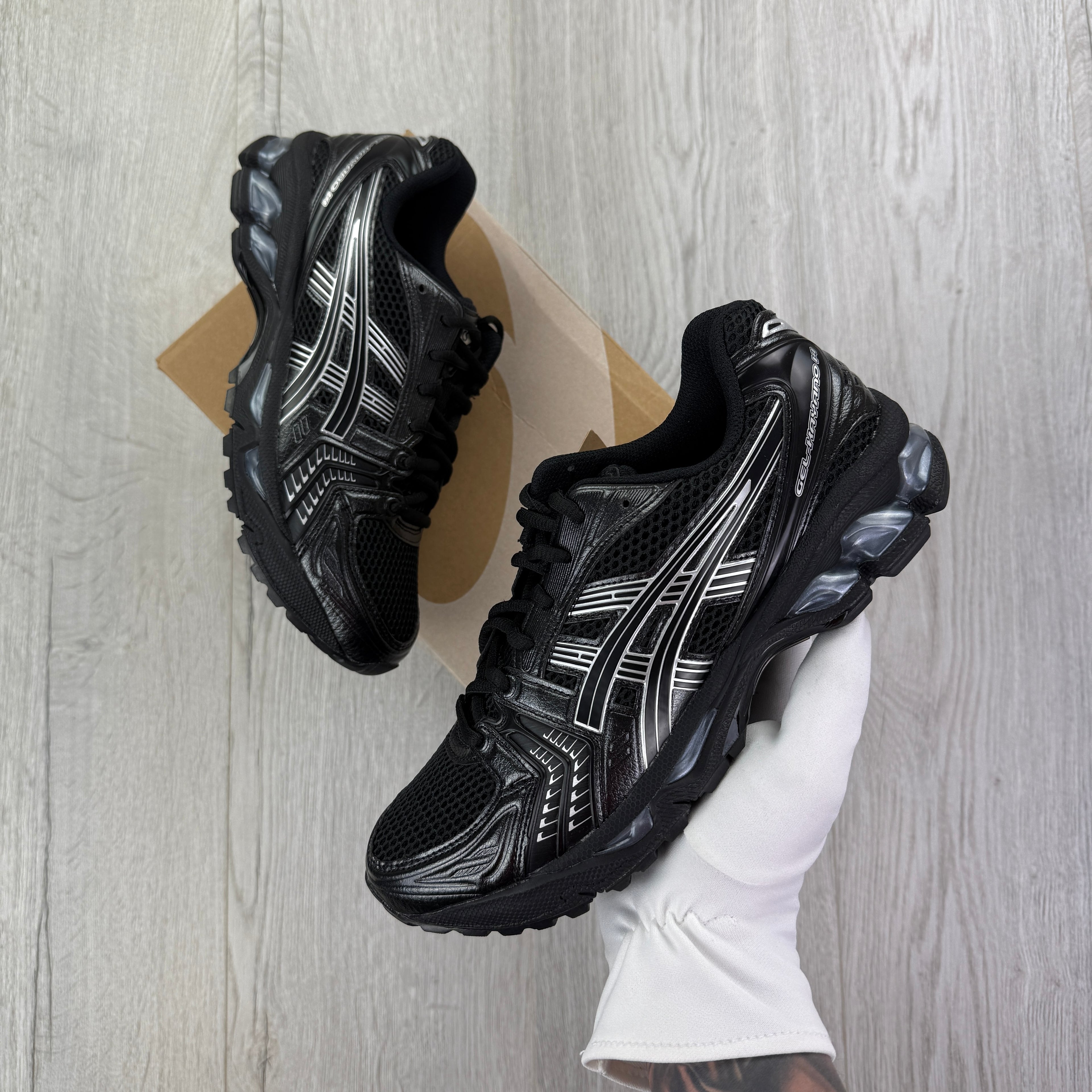 Asics Men’s Gel-kayano 14 Black/Pure Silver Trainers