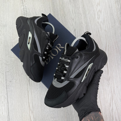 Dior B22 Men’s Triple Black Runners - 41 (Fit Uk 7)