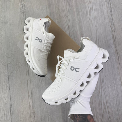 On Running Cloudswift 4 All White Trainers