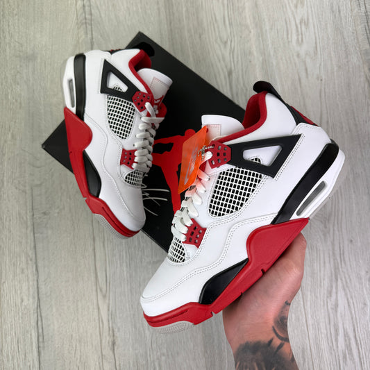 Jordan 4 Retro Fire Red Trainers (2020) - Uk 9