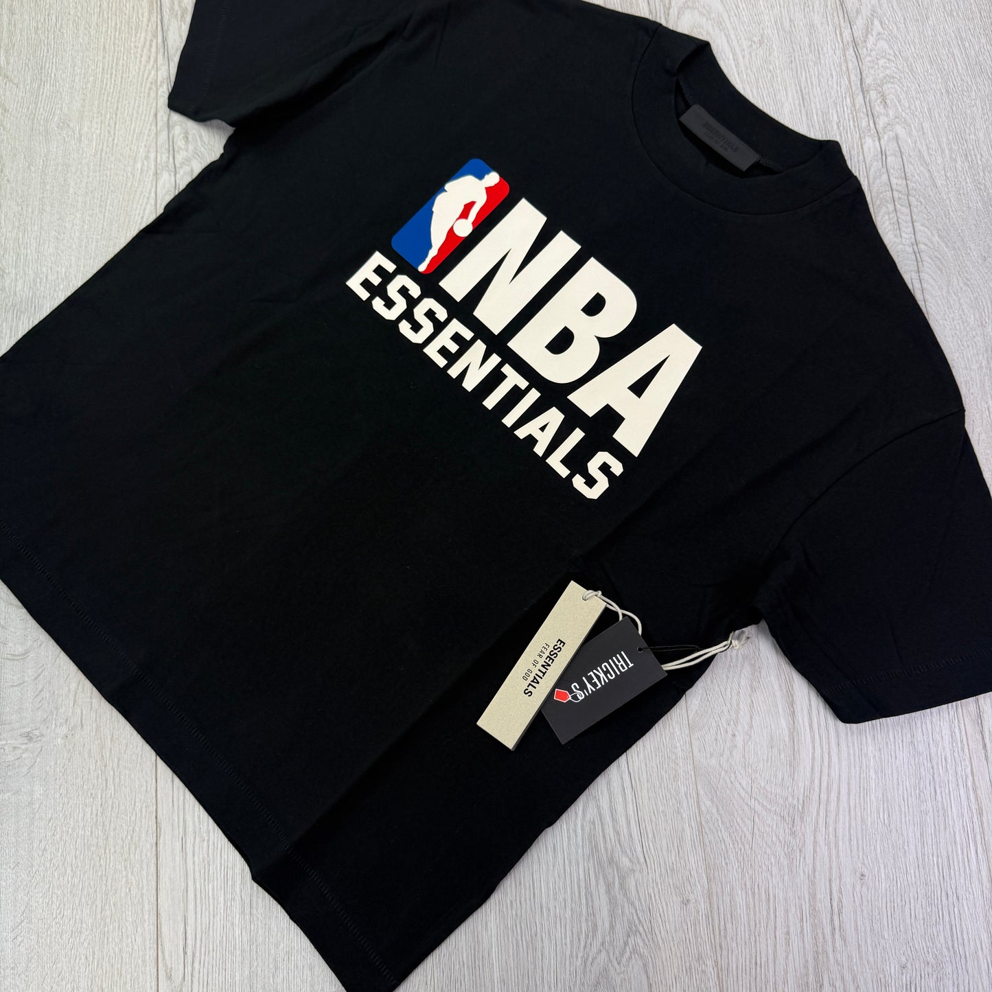 Essentials x NBA Men’s Black T-shirt & Short Set