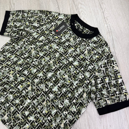 Fendi Men’s FF Printed Camouflage T-shirt - Medium