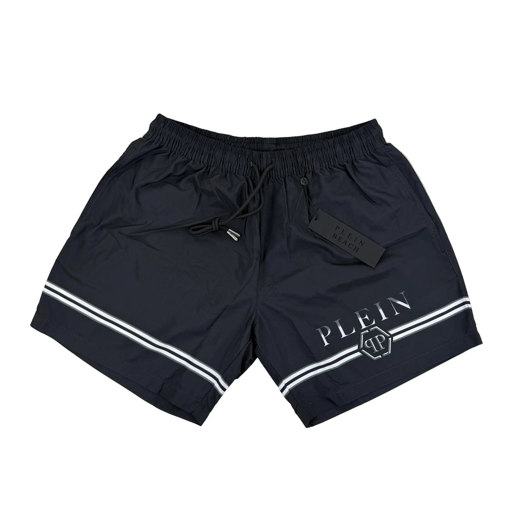 Philip Plein Beach Men’s Black Swim Shorts