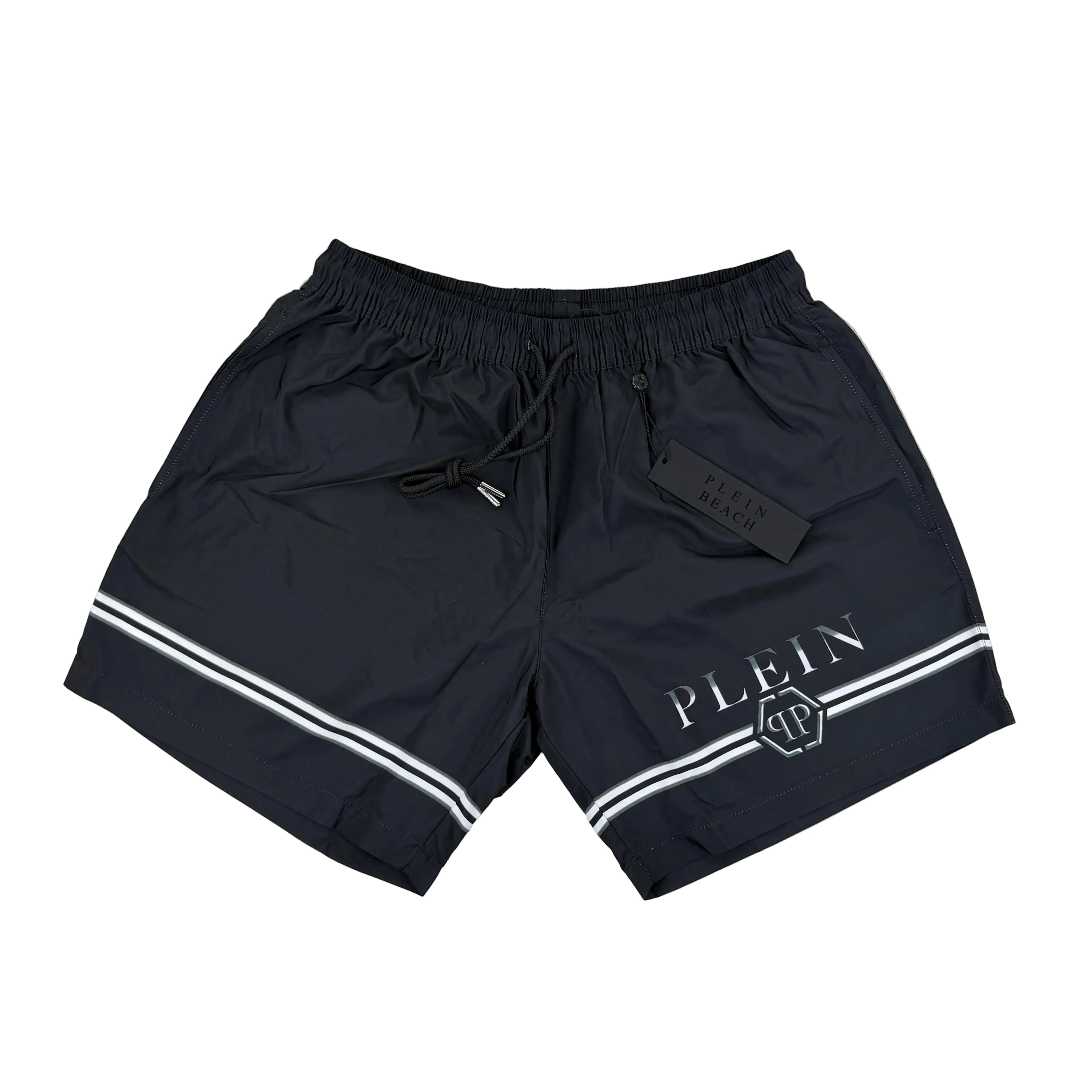 Philip Plein Beach Men’s Black Swim Shorts