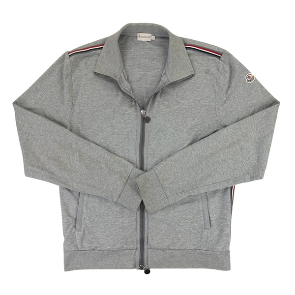Moncler Men’s Maglia Grey Zip-up  Cardigan - Large Slim