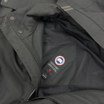 Canada Goose Men’s Black Barclay Rain Jacket - Large