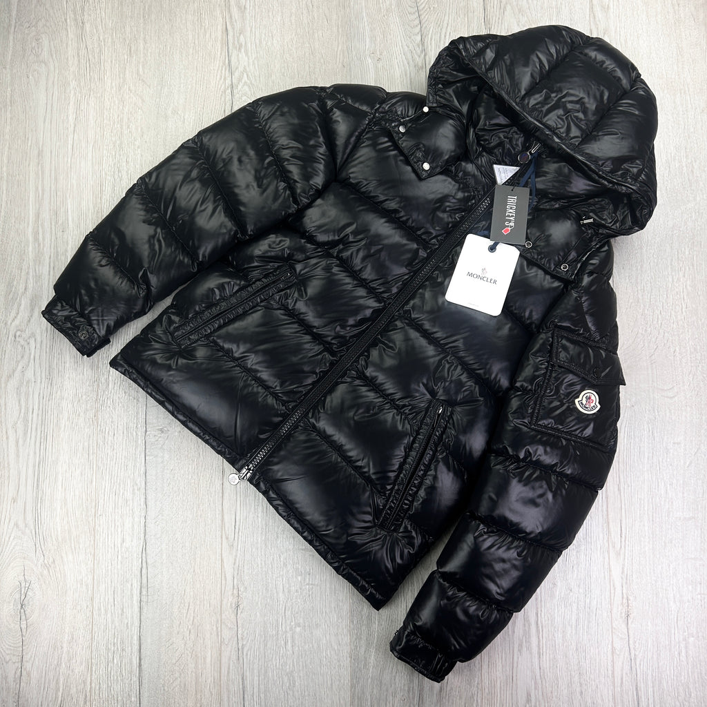 Moncler Men’s Maya Black Zip-up Down Jacket