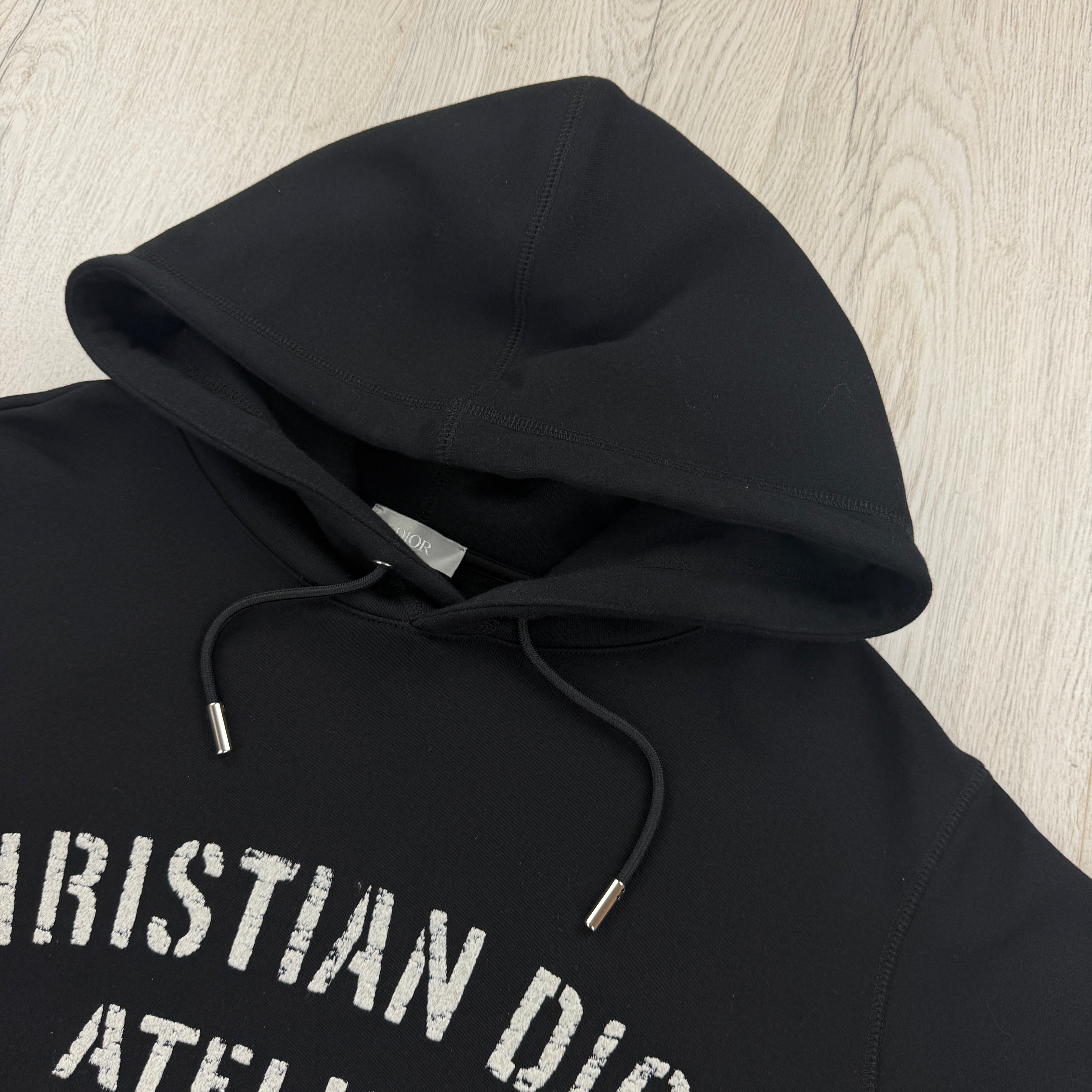 Christian Dior Men's Black Pullover Hoodie - Medium – Trickey.store