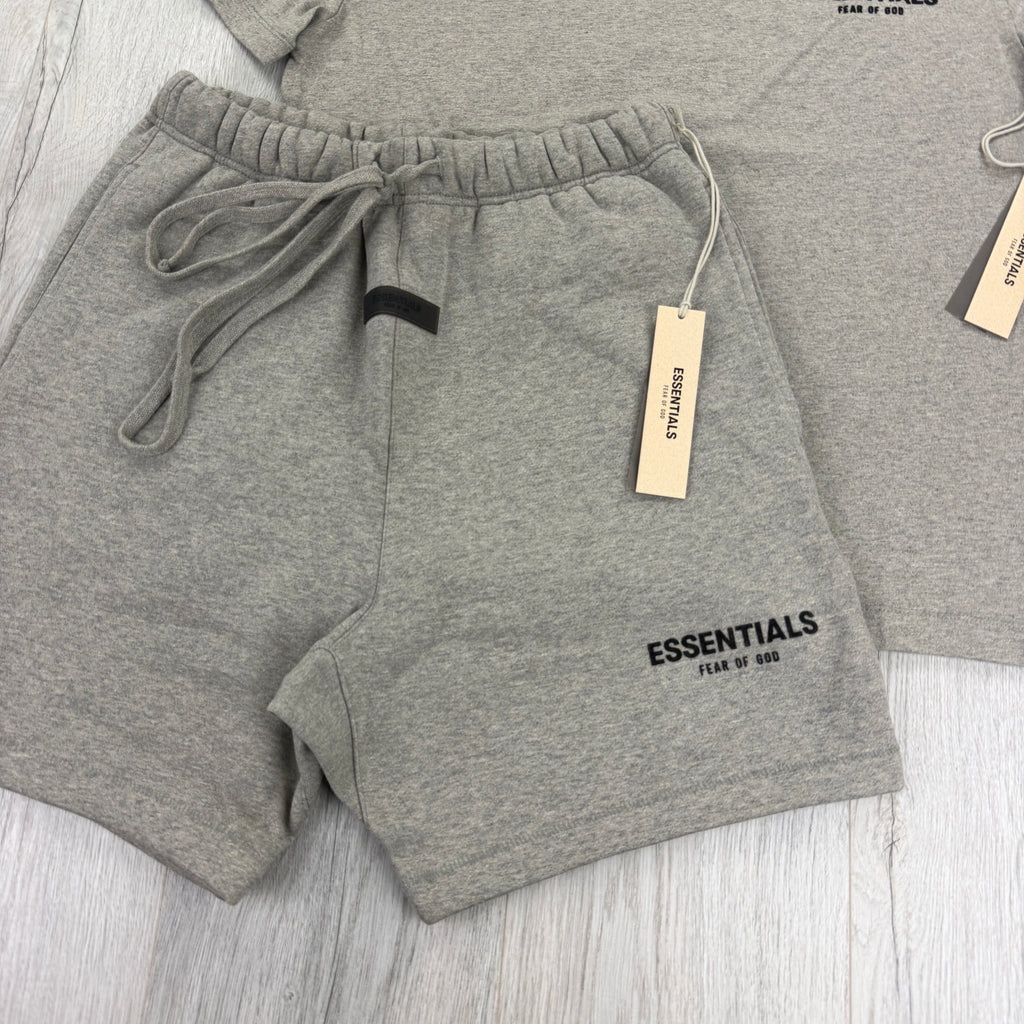 Essentials Men’s Dark Oat T-shirt & Short Set