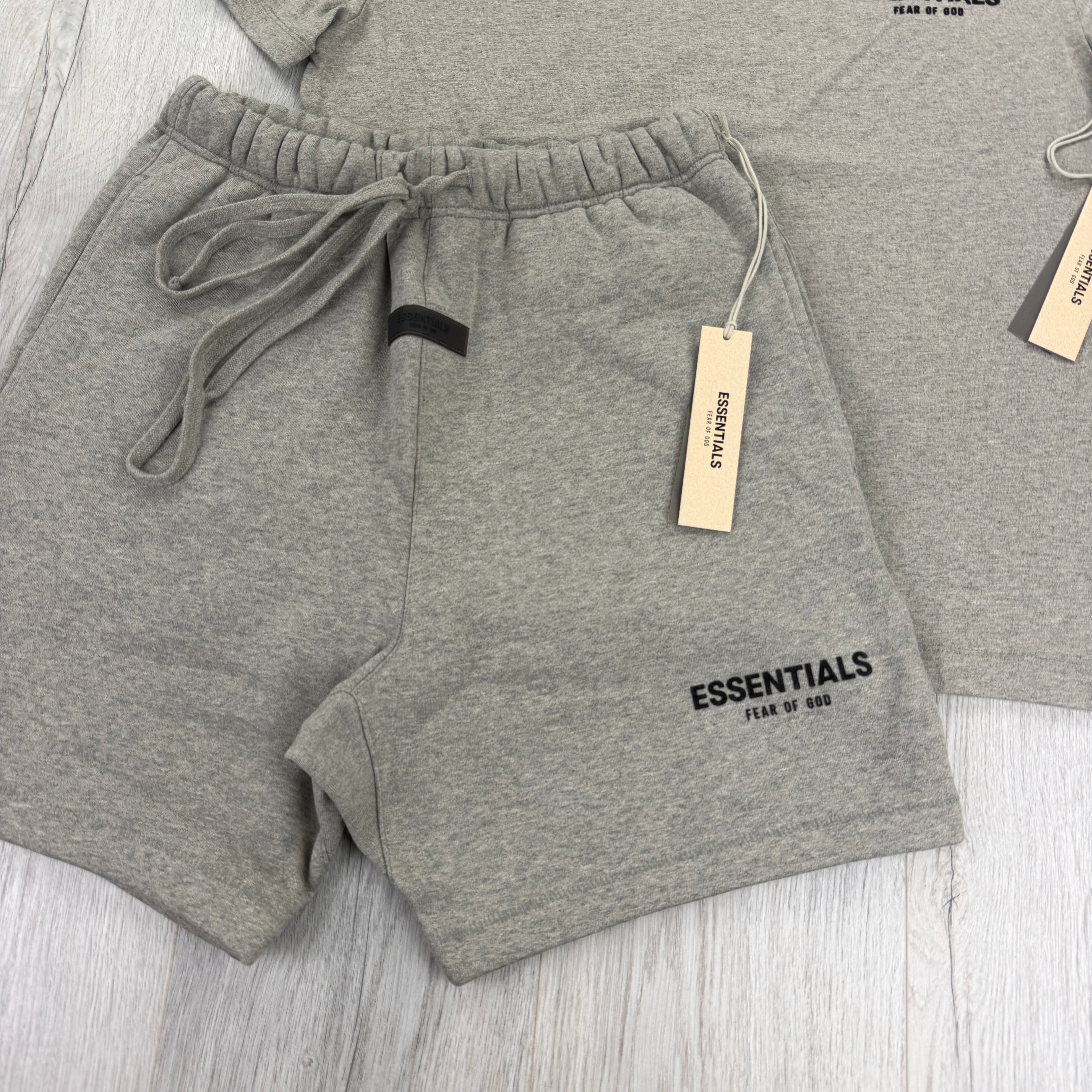 Essentials Men’s Dark Oat T-shirt & Short Set
