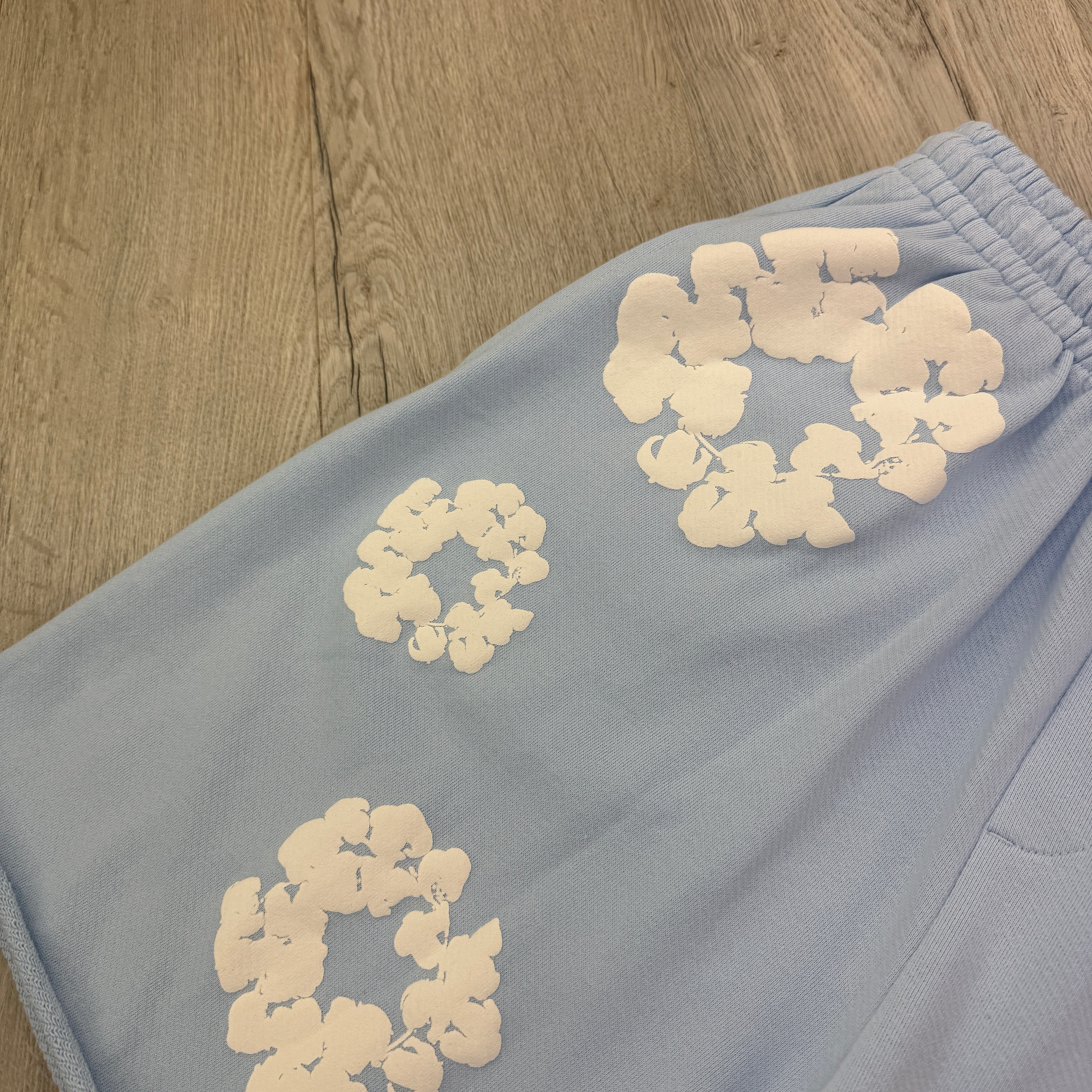 Denim Tears Baby Blue Jersey Shorts