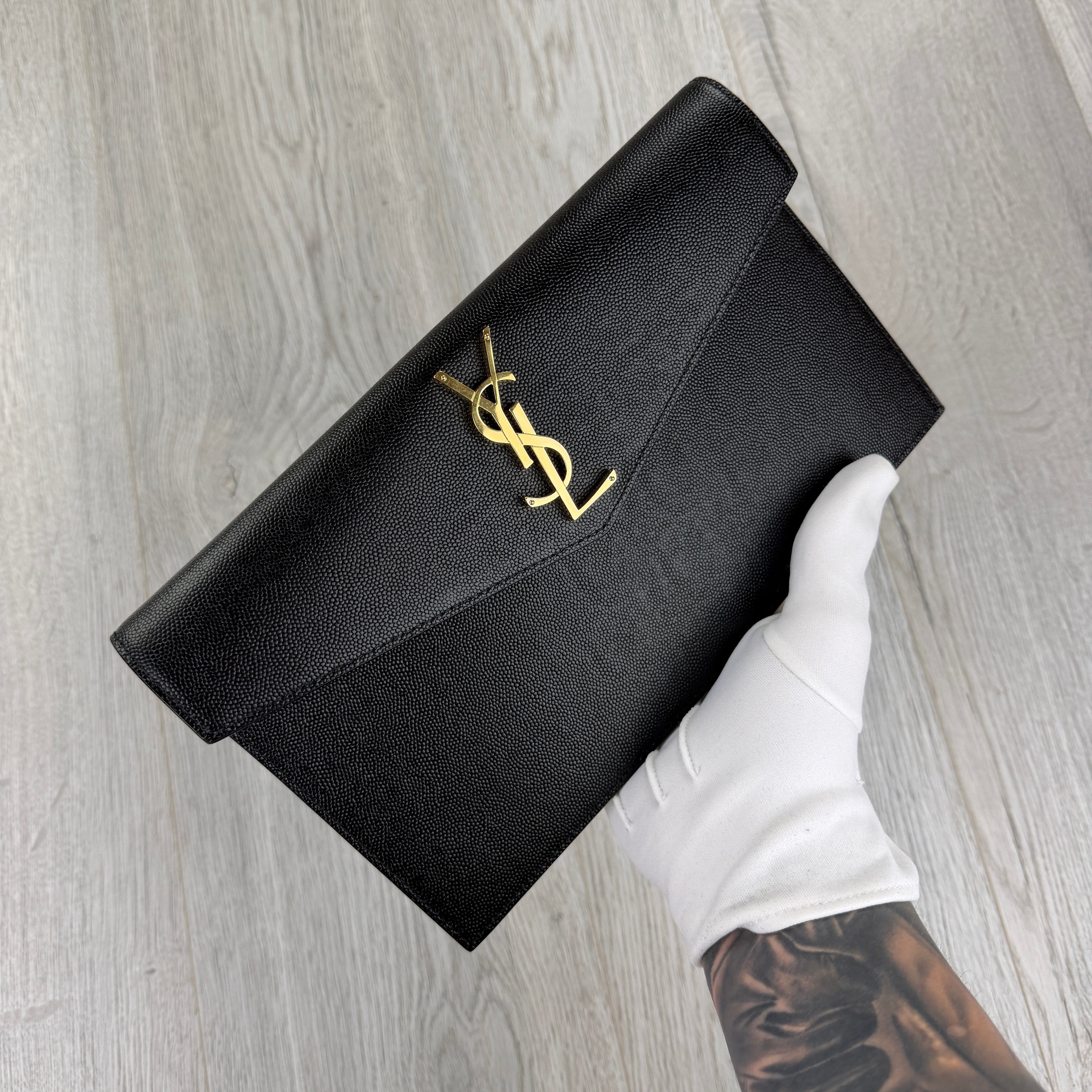 Saint Laurent Women’s Black Clutch Bag