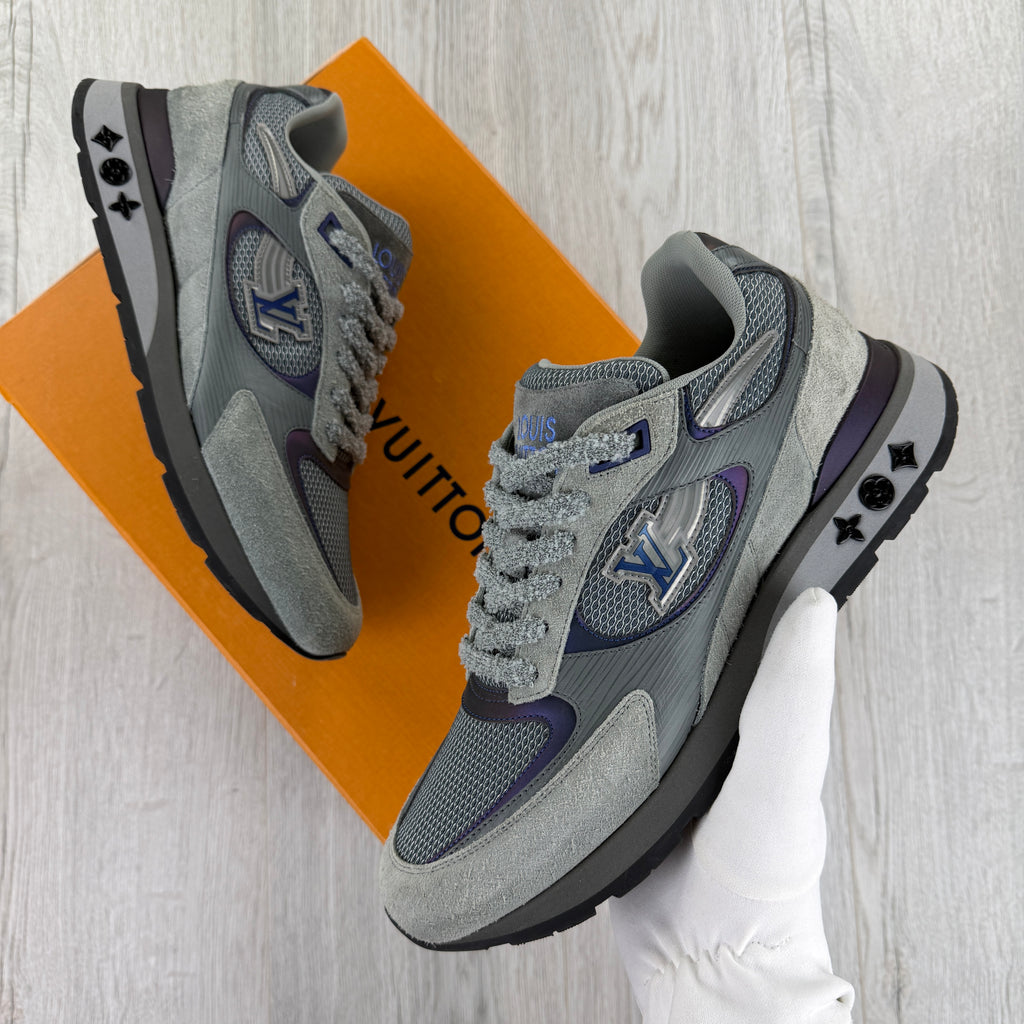Louis Vuitton Men’s Grey Run Away Trainers - Uk 8 (Fit Uk 8.5)