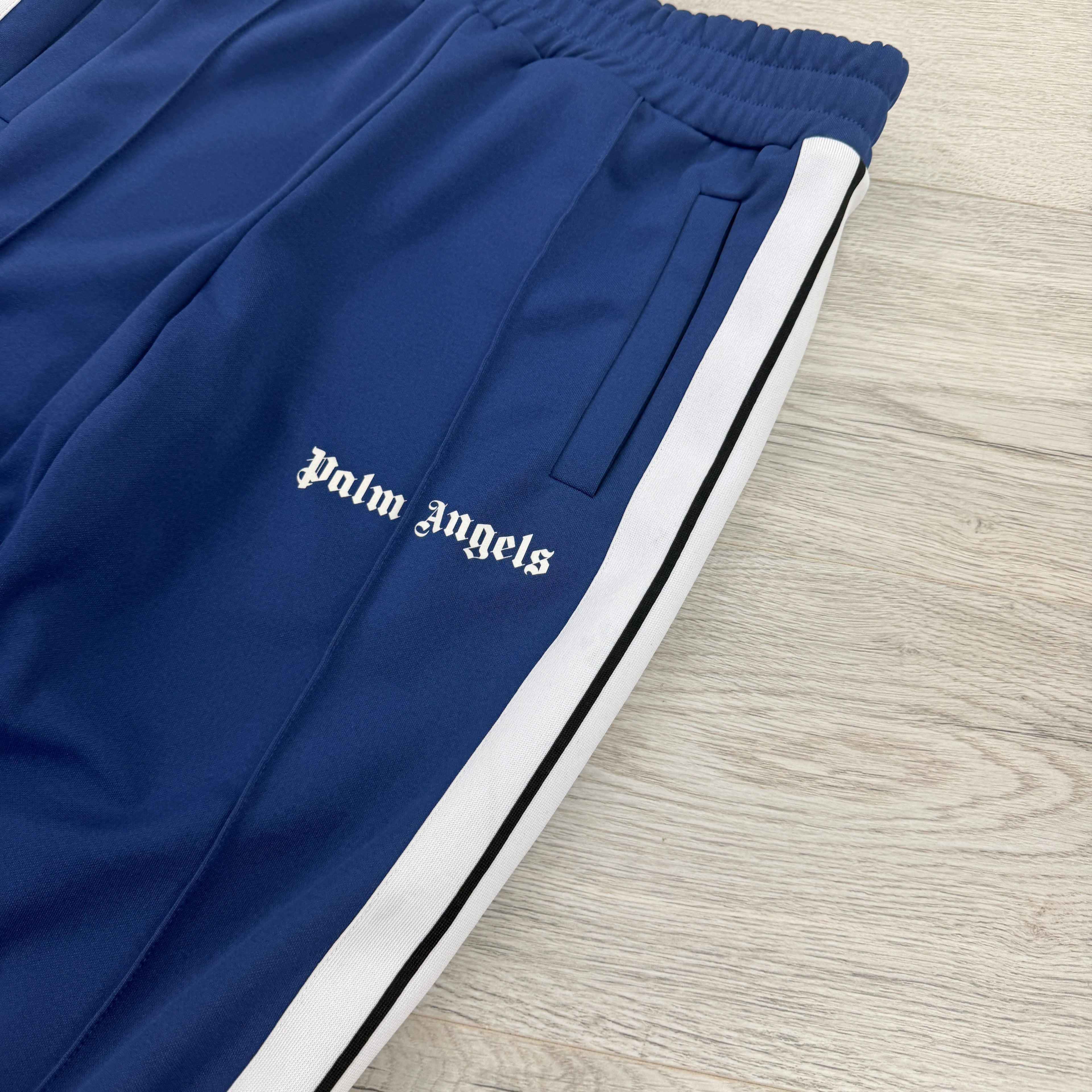 Palm Angels Men’s Navy Track Pants - Medium