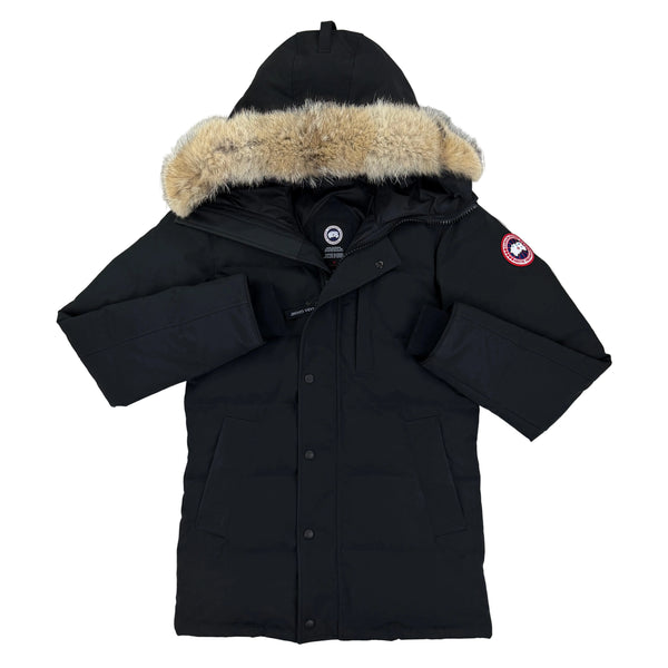 Canada Goose Men’s Black Carson Parka Jacket With Fur - XS