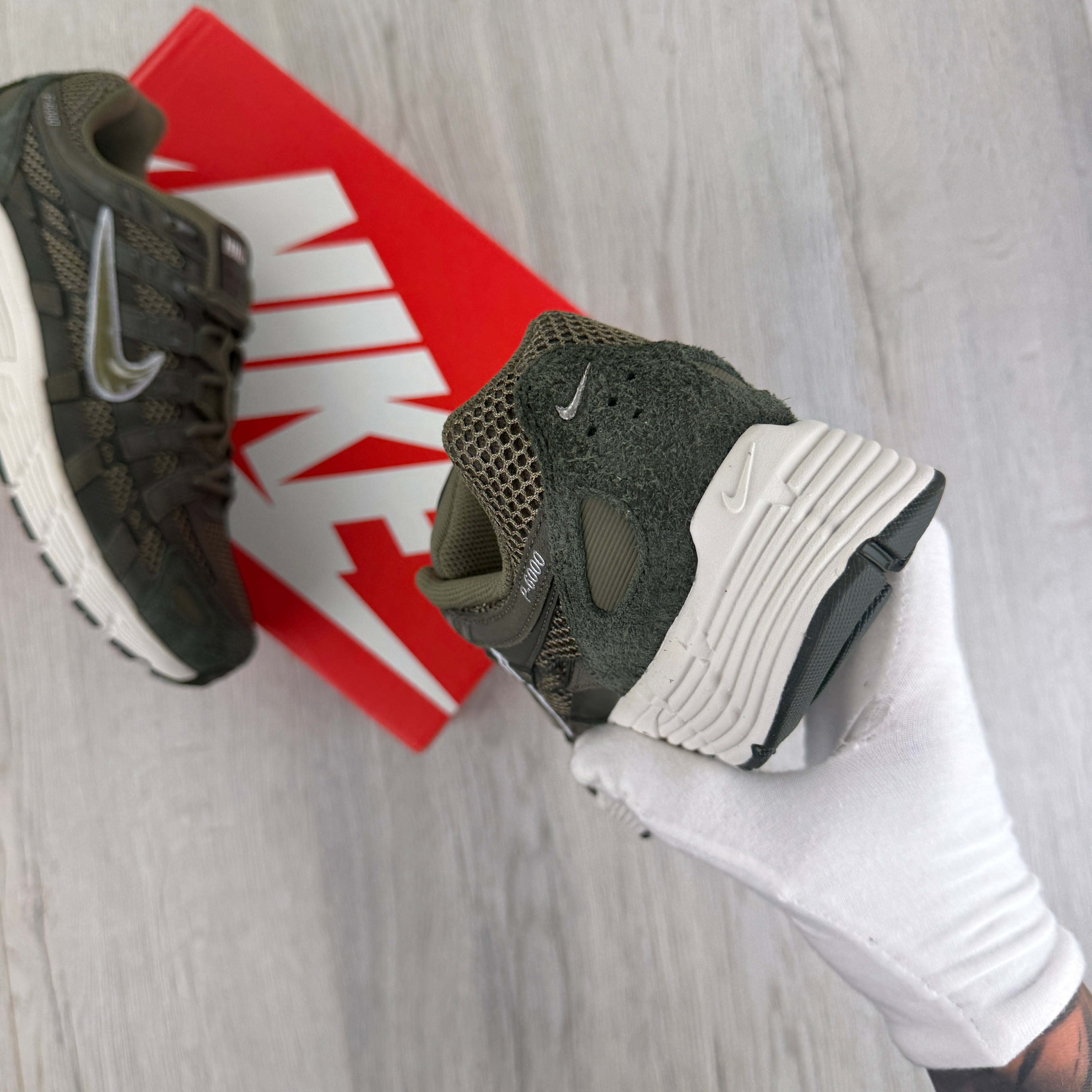Nike P-6000 Men’s Khaki Green Trainers