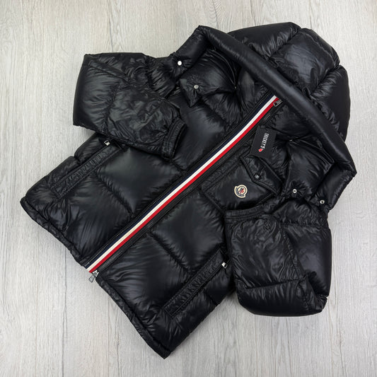 Moncler Men’s Black Montbeliard Down Jacket - Size 3