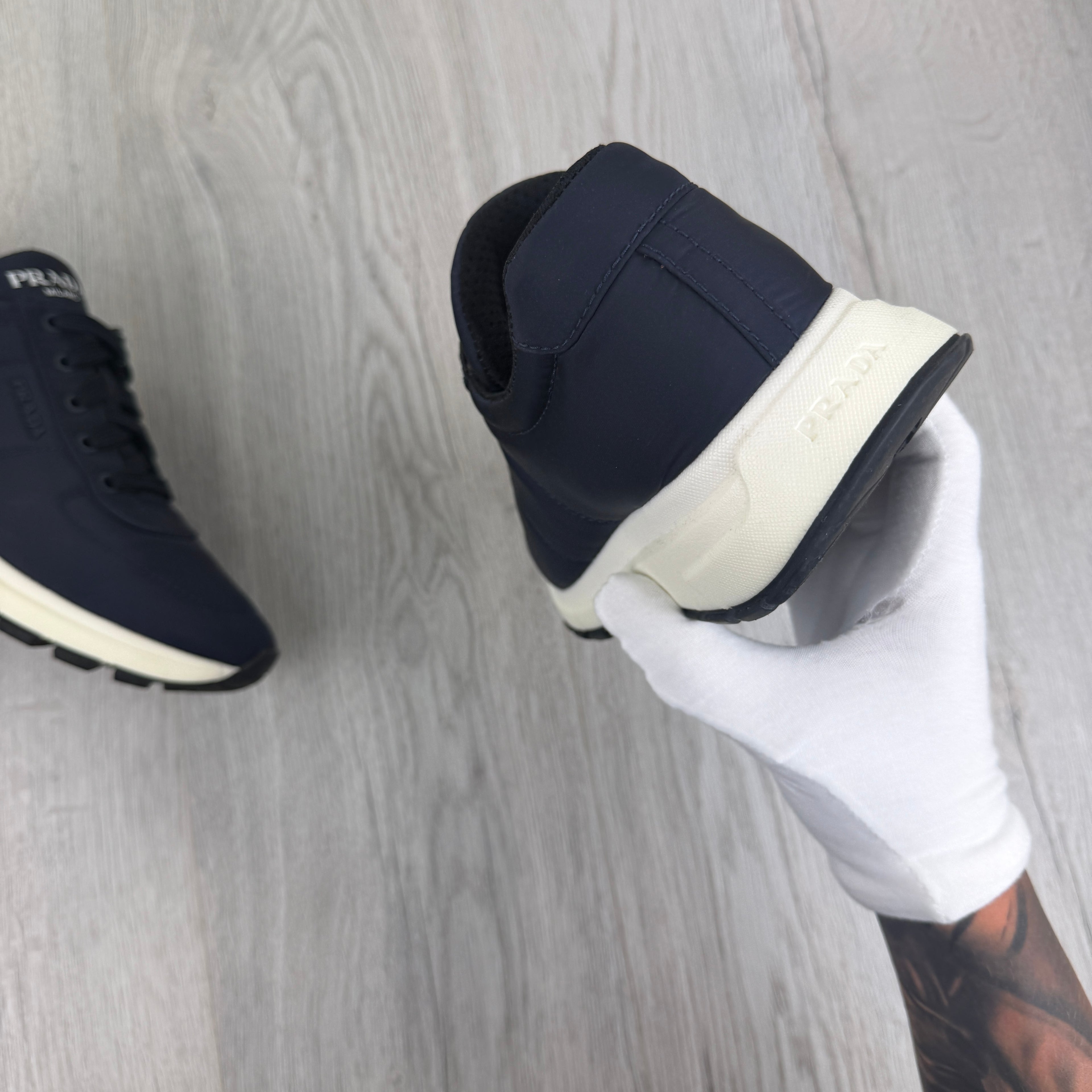 Prada Men’s Navy Trainers - Uk 7